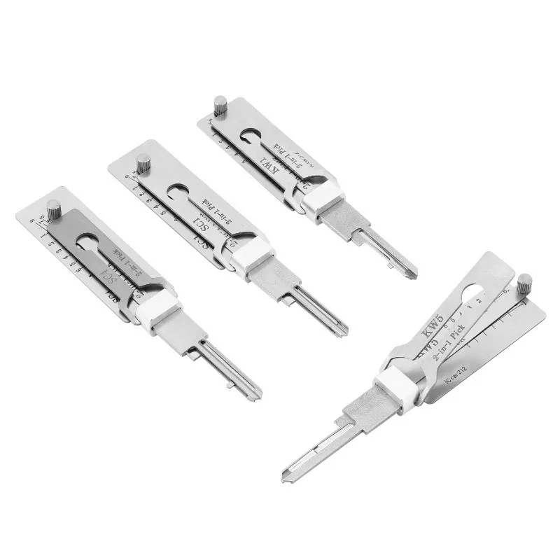 Инструменты Lishi 2-в-1 SS001pro SS002pro KW5 SC1 SC4 SC20 M1MS2 AM5 TE2 SS002R R52 KW1 для вскрытия гражданских замков и дверей дома (art.: 3920db0716a1f) - 3920db0716a1f
