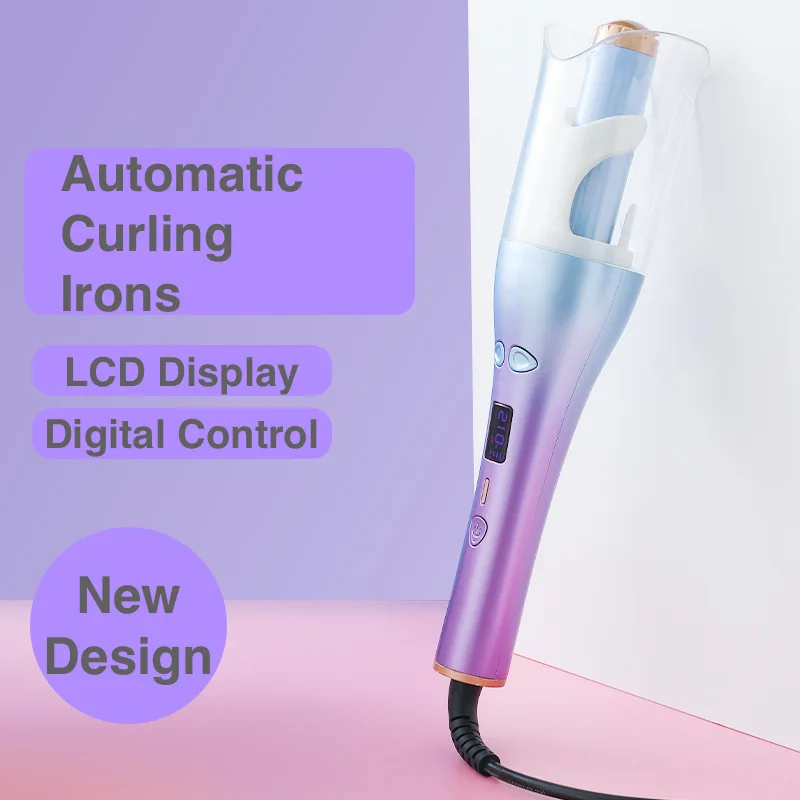 

Curling Irons Automatic Hair Curler Digital Temperature Control LCD Display Automatic Electric Curling Irons Hair Care & Styling