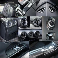 whole interior accessoires abs carbon fiber decoration cover trim for mercedes benz c class w206 sedan c180 c200 c300 2021 2022
