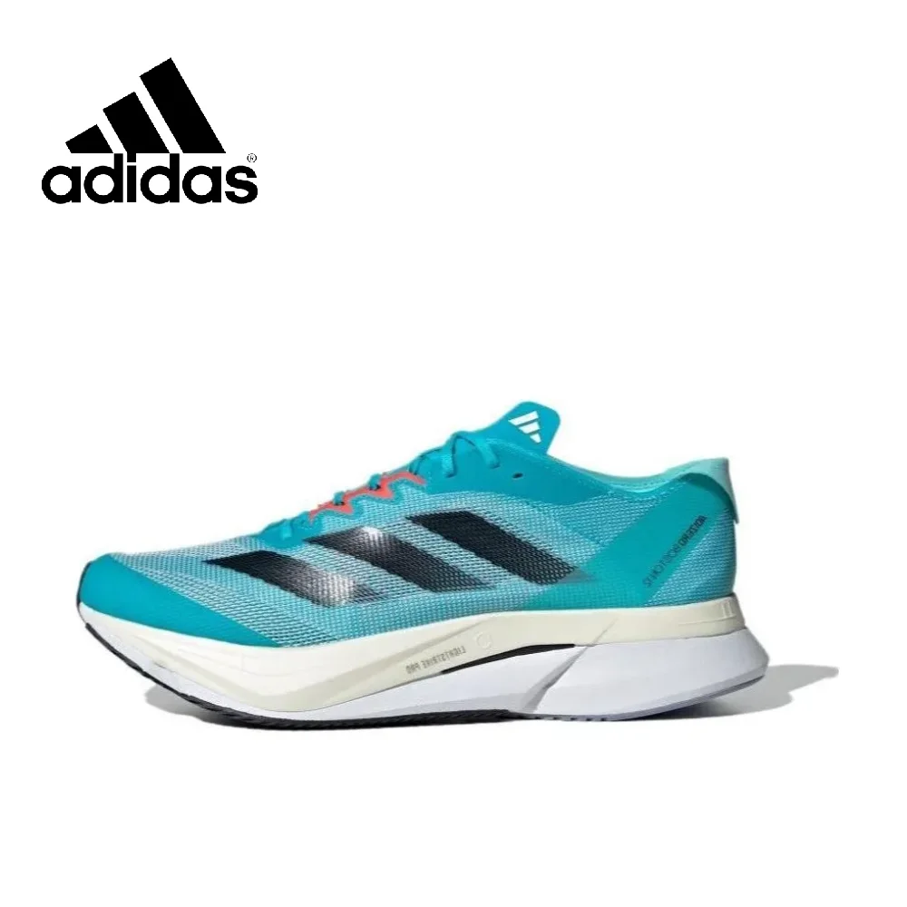 Новое поступление беговые кроссовки Adidas Adizero Boston 12 с низким верхом Нескользящие