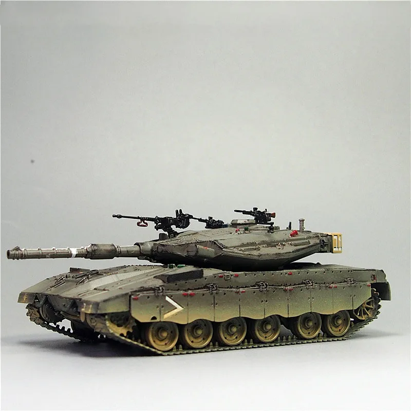 Модель 3D боевого танка Merkava в масштабе 1/72 демонстрация игрушек коллекционное