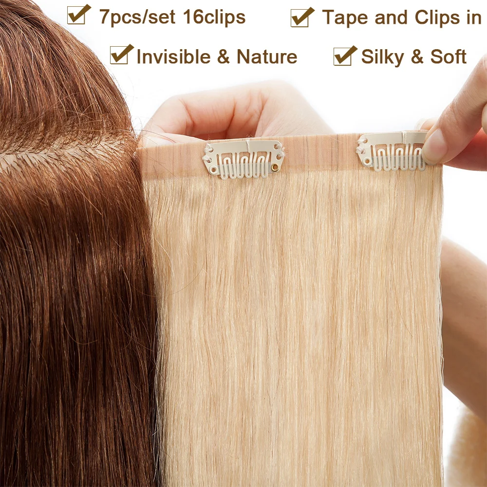 Рисунок 4 - невидимые светлые человеческие волосы из ПУ кожи