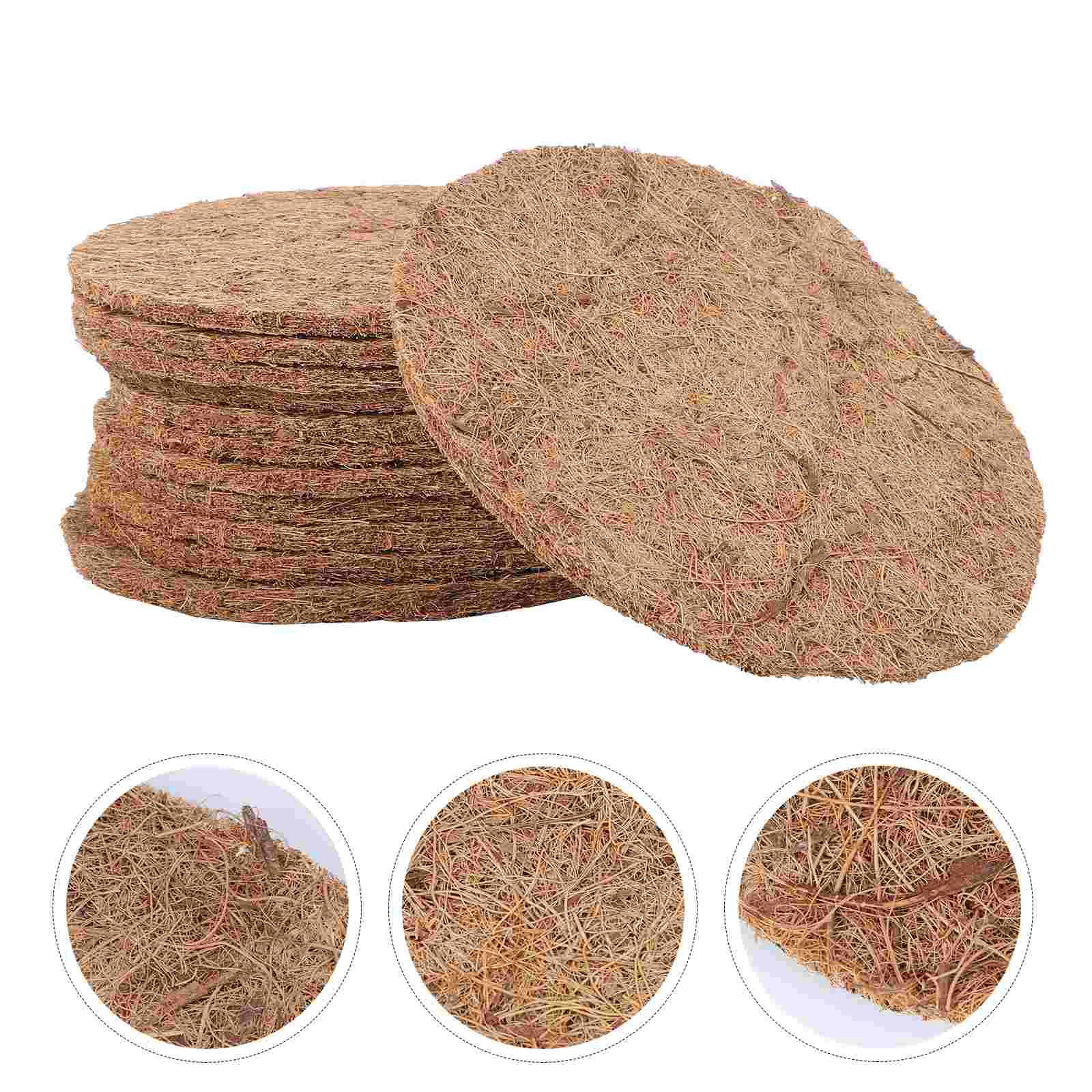 

Bird Mat Nesting Chicken Canary Pigeon Pads Accessory Box Breeding Eggs Cage Birds Fiber Supplies Pan Petbedding Felts