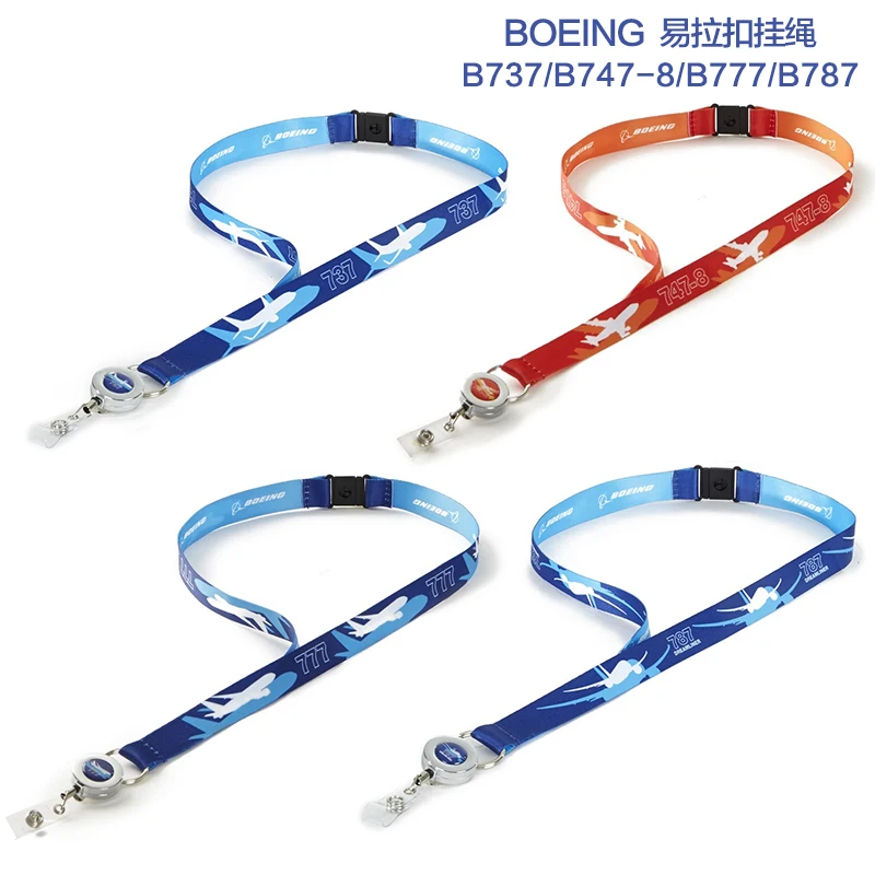 

Boeing BOEING Bi color Phantom B737 B787 Easy Pull Buckle B777 ID Sling ID Card Cover Badge