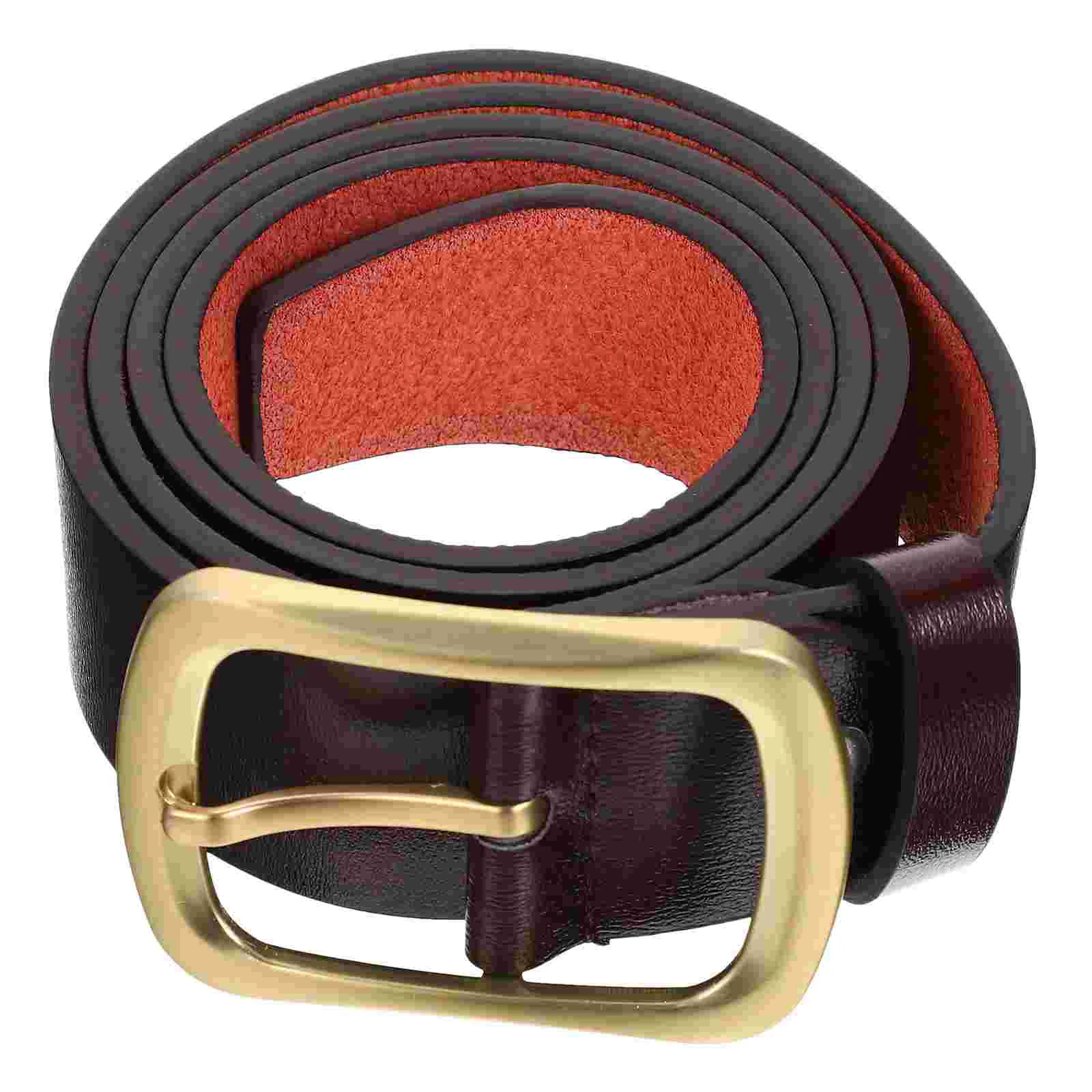

Men Brown Belt Jeans Pants Belt for Men Casual Dress Belt Gift for Men