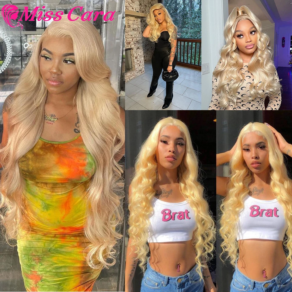 Светлые волнистые пучки бразильских волос пряди 1/3/4 шт. человеческие 613 светлый