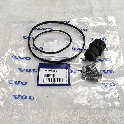 Уплотнитель автомобильного тормозного вакуумного насоса для volvo S60 S80L S40 XC90 XC60, комплект для ремонта насоса с уплотнительным кольцом и винтом 31401556 - изображение