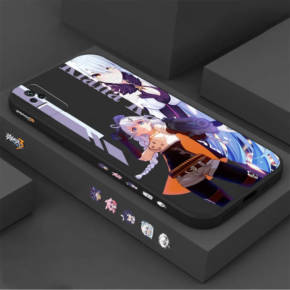 

Honkai Impact 3rd Kiana Kaslana Case For Redmi K60 K60E K50 K40 K40S K30 K20 12C 10C 10X 10A 10 9 9A 8 8A 9C 9AT Pro Uitra Cover