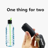 portable beverage straw standard bottles straw reusable straw with built in twist spill proof cap germ free air tight leak proof