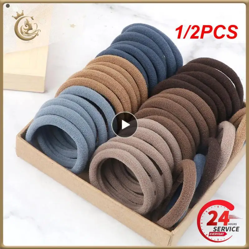 

1/2 шт., женские резинки для волос, 4 см