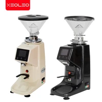 xeoleo electric coffee grinder 250w espresso coffee grinder flat whetstone 500g1000g coffee miller touch panel food crush maker