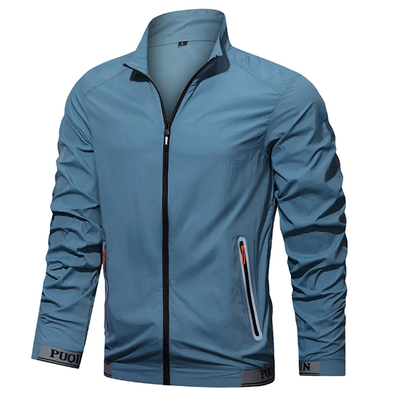 

Мужская Летняя тонкая велосипедная куртка, велосипедная ветровка, светоотражающее пальто для занятий спортом на открытом воздухе, куртки д...