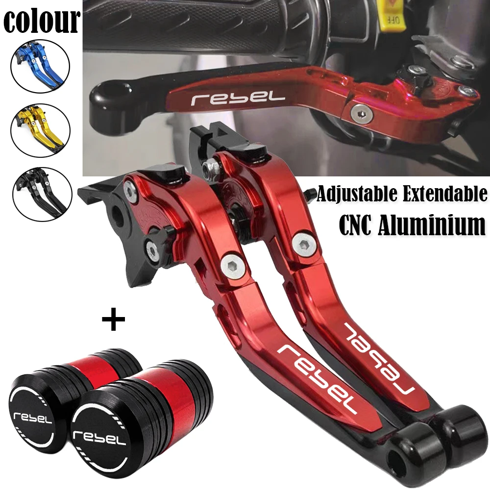 

For HONDA REBEL CMX 500 CMX 300 2017-2023 Motorcycle AccessoriesAdjustable Extendable Handle Bar Folding Brake Clutch Levers