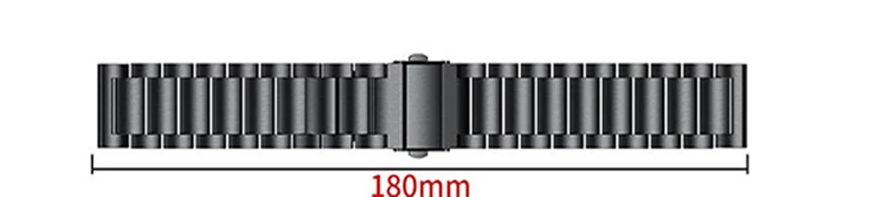 Watch Band Stainless Steel Straps 14 16 20 22 24mm Watch Accessories High Quality Metal Strap for Samsung Galaxy /Huawei watch