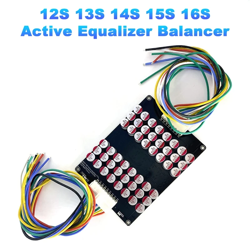 4S 5A Whole Group Balancer Active BMS Board Lithium Lipo Lifepo4 Battery Equalizer Energy Transfer Capacitor 3S 5S 7S 8S 10S 16S