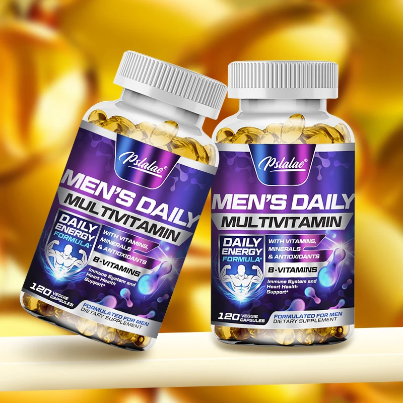 

Men's Multivitamin Supplement with Zinc for Immune Health Contains Vitamins A, B12, C, D and E To Support Energy