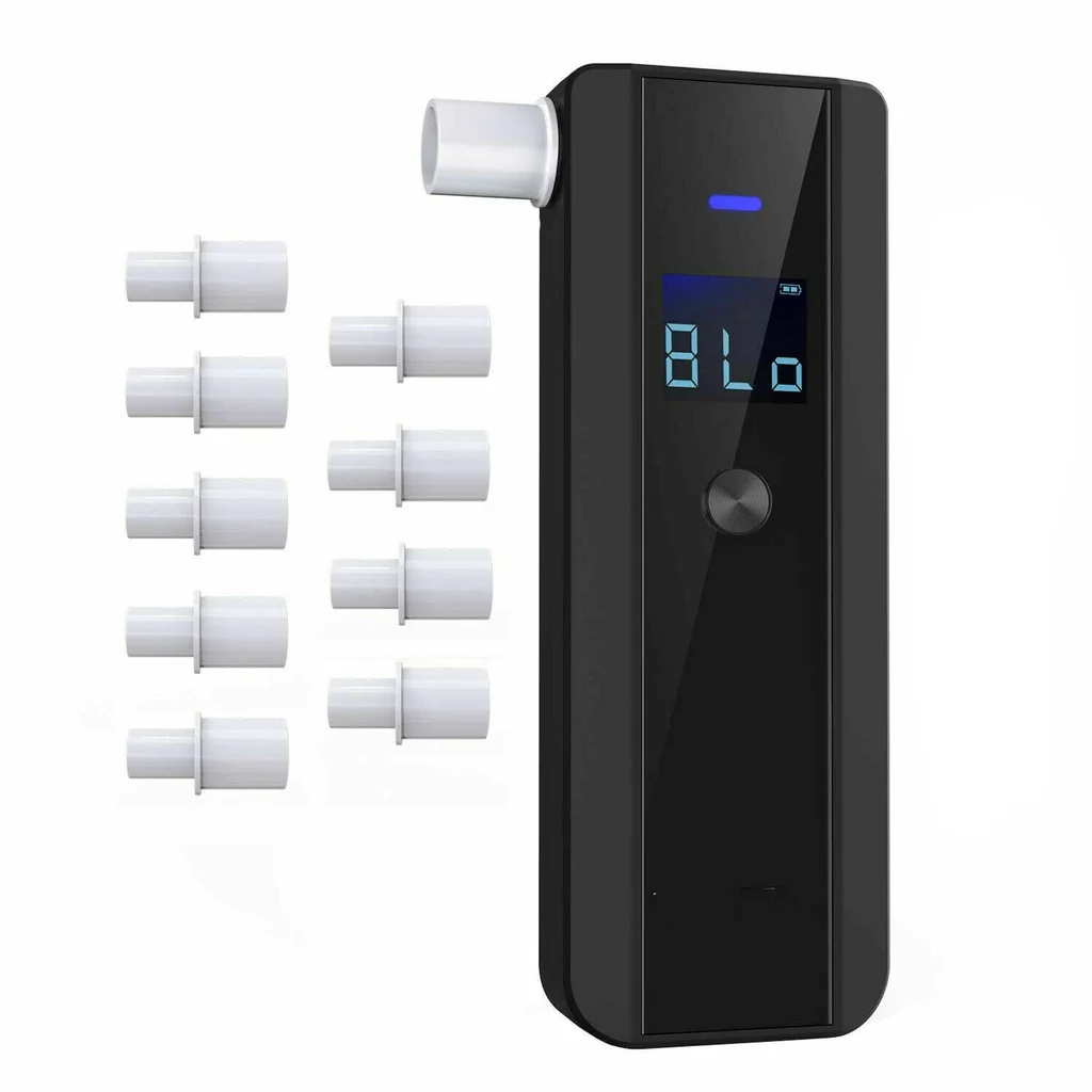 

Цифровой алкотестер, профессиональный анализатор алкоголя с ЖК дисплеем