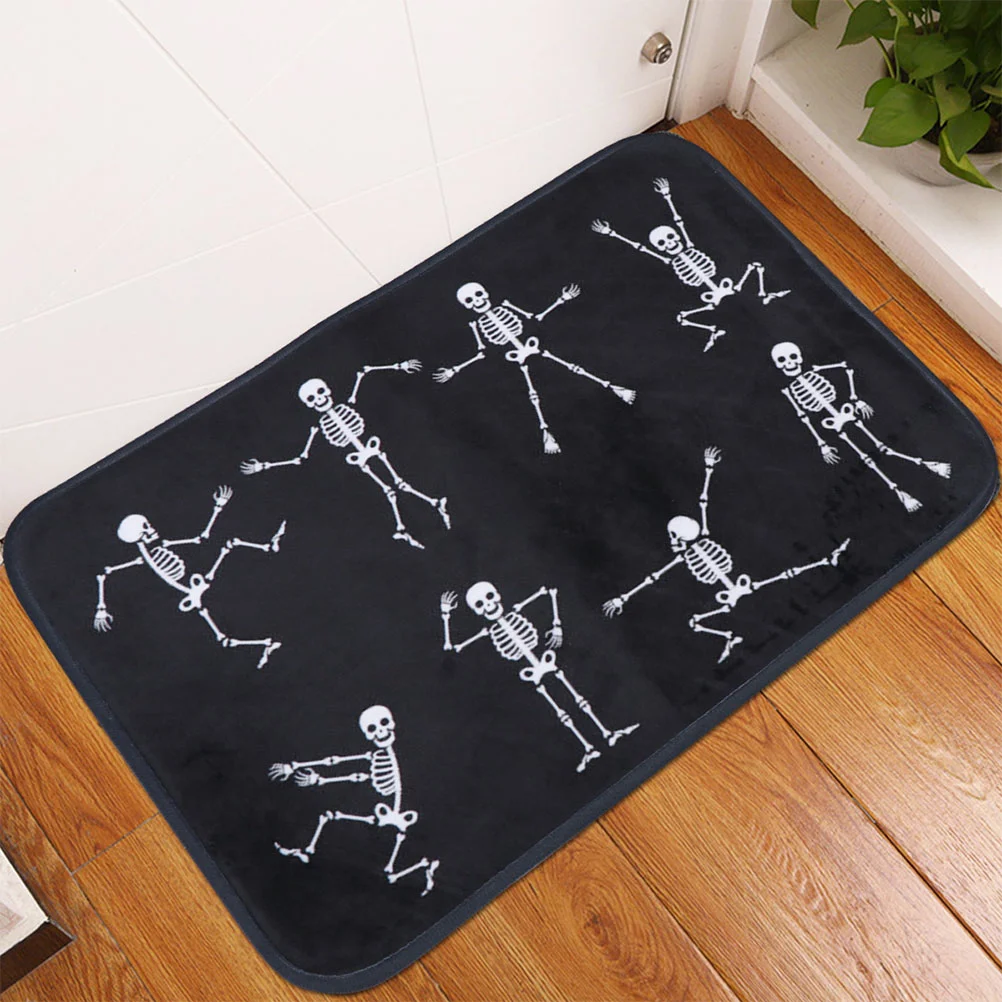 

Bathroom Doormat Carpets Halloween Themed Ground Floor Entrance Anti-skid Decorate Decorative Kitchen Cushion