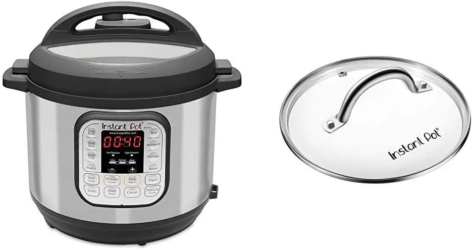 

7-in-1 Pressure Cooker, Sterilizer, Slow Cooker, Rice Cooker, Steamer, Saute, Yogurt Maker, and Warmer, 8 Quart, 14 One-Touch P