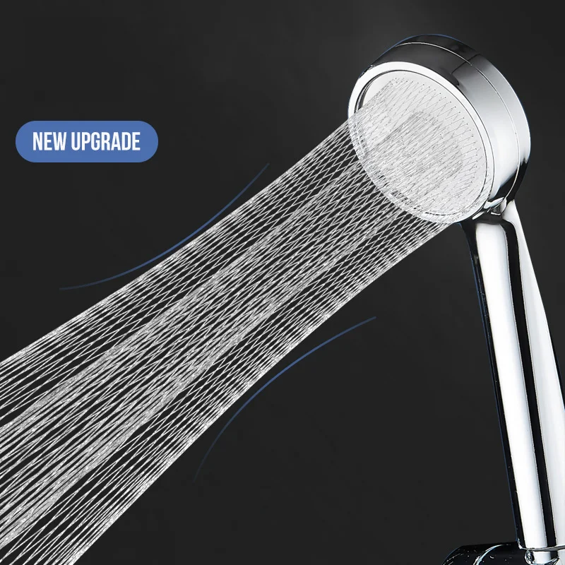 

Shower Head Rain Bath Douche Powerful White Adjustable Shower Heads Handheld Chrome Bathroom Accessories
