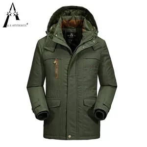 Imported Winter Jacket Men Thicken Fleece Jackets Male Streetwear Windbreaker Parkas Coat Detachable Hoodies 