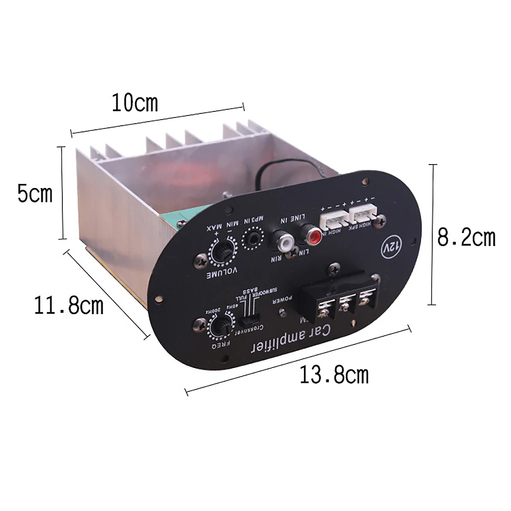 12 В 120 Вт 8-12 дюймов сердечник трубка автомобильный Тритон/чистый бас усилитель