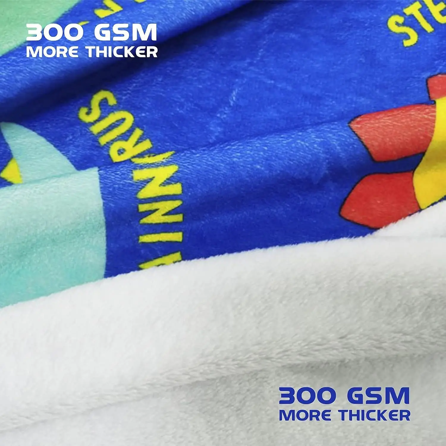 Мягкое одеяло с пространственными узорами для детей удобное и теплое пушистое