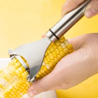 corn stripper stainless steel corn cutter peeler corns threshing corn cob kerneler thresher remover fruit vegetable kitchen tool