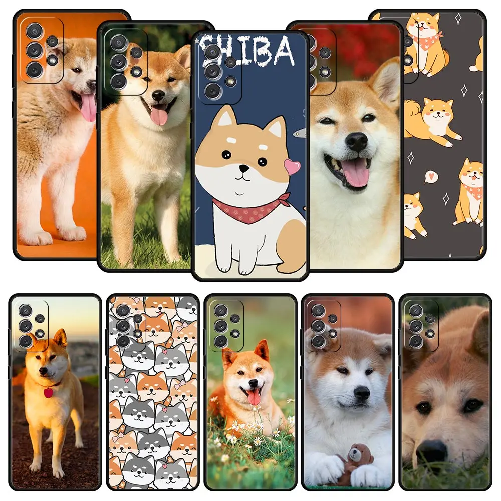 

Japanese Dog Shiba Inu Phone Case for Samsung Galaxy A51 A71 A21S A12 A11 A31 A52 A41 A32 A01 A23 A33 A53 A73 A03S A13 5G Cover