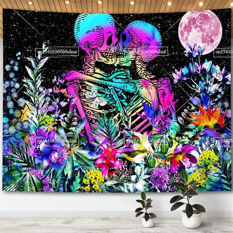 

Фон для фотосъемки с изображением скелета для влюбленных