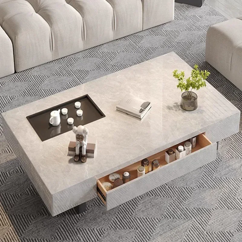 Недорогой кофейный столик в скандинавском стиле многофункциональный