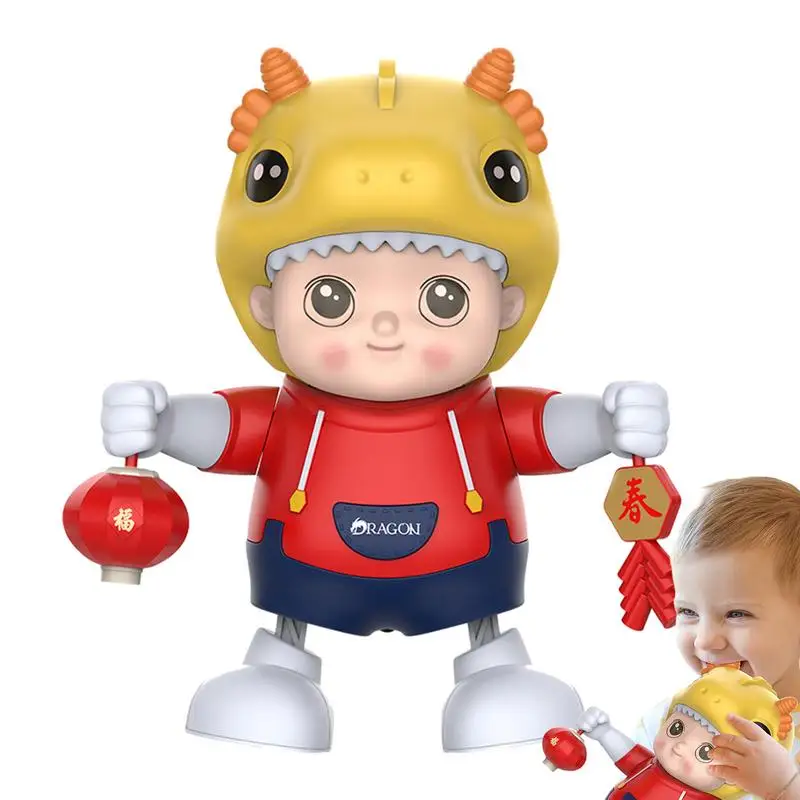 

Танцующий Робот-игрушка, Интерактивная детская игрушка-робот со встроенными деталями, прочные детские игрушки, творческие поющие игрушки для молодежи, детей старше 3 лет