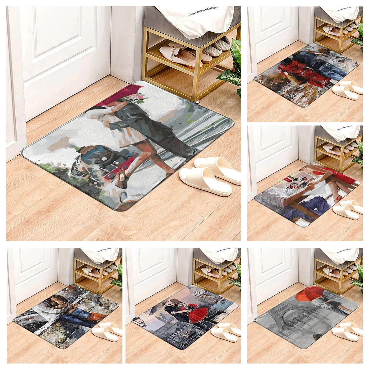 Домашний натуральный и животный стильный Придверный коврик для ванной комнаты