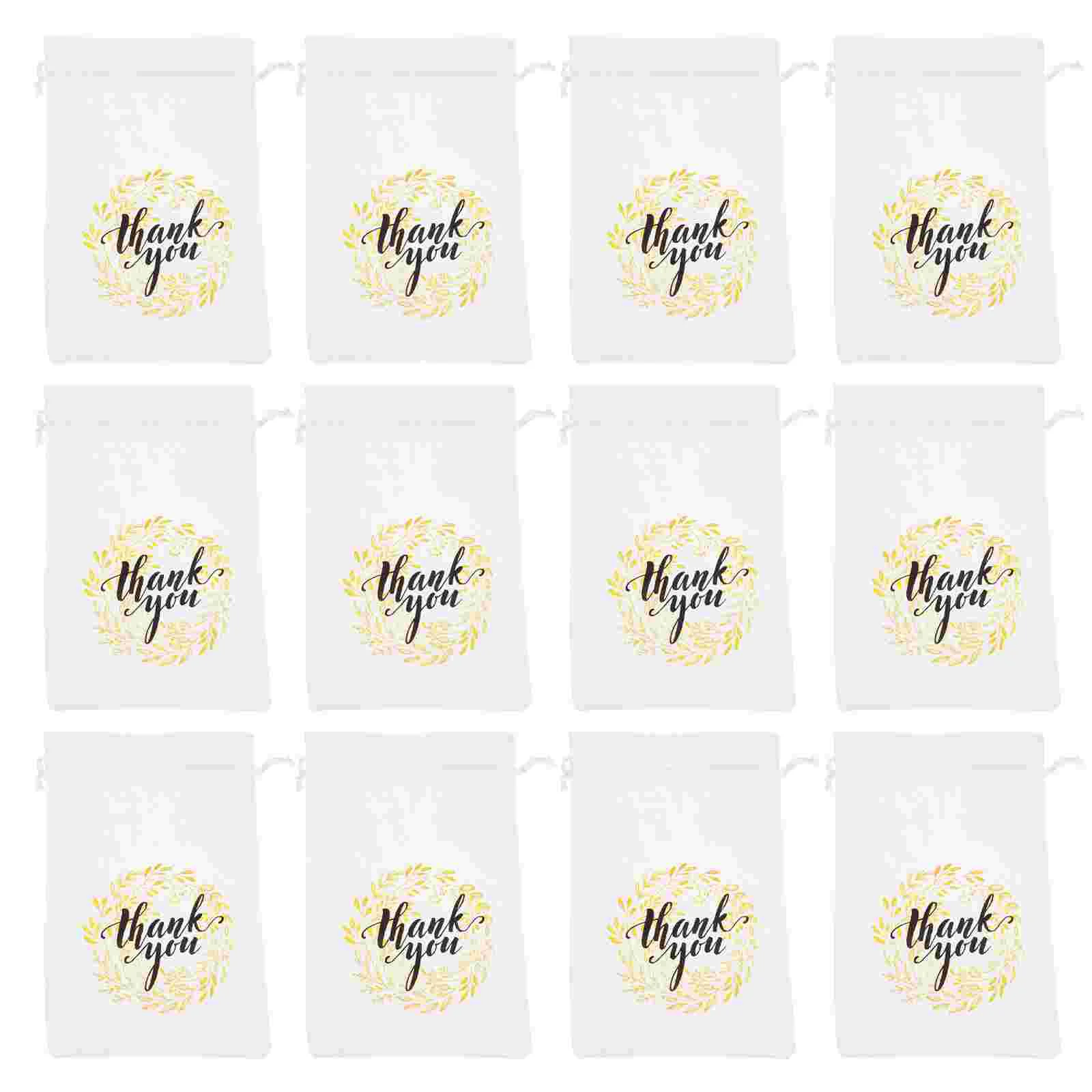 

50 Pcs Organza Jewelry Bag Thank You Gift Bags Party Favor Clear Goodie Drawstring Small Present Pouch Ornaments Gifts Pouches