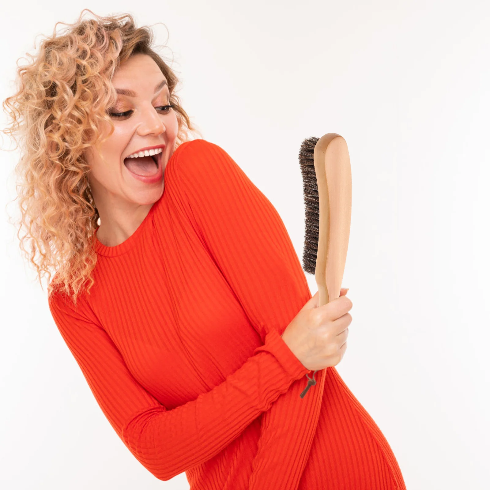 

Clothes Brush Cleaning Brushes Household Clothing Furniture Bamboo Bath Scrubber