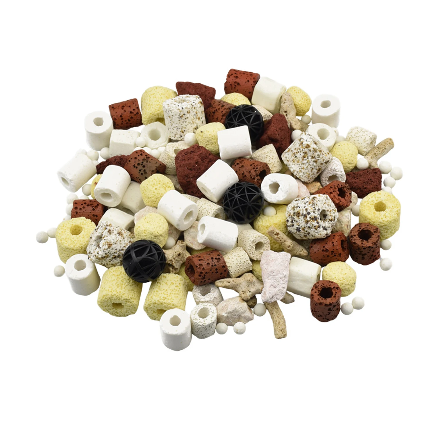 Аквариумный фильтр керамическое кольцо с активированным углем 250 г аквариумный