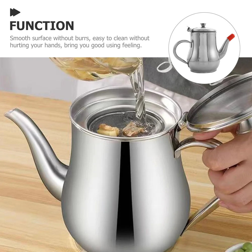 Банка для хранения оливок из нержавеющей стали Aceite De Cocina кухонная серебристая