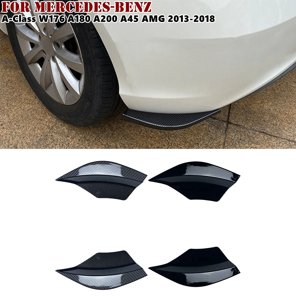 

Автомобильный диффузор для заднего бампера, боковые разветвители, спойлер для Mercedes-Benz класса A W176, A180, A200, A45, AMG 2013, 2014, 2015, 2016, 2017, 2018