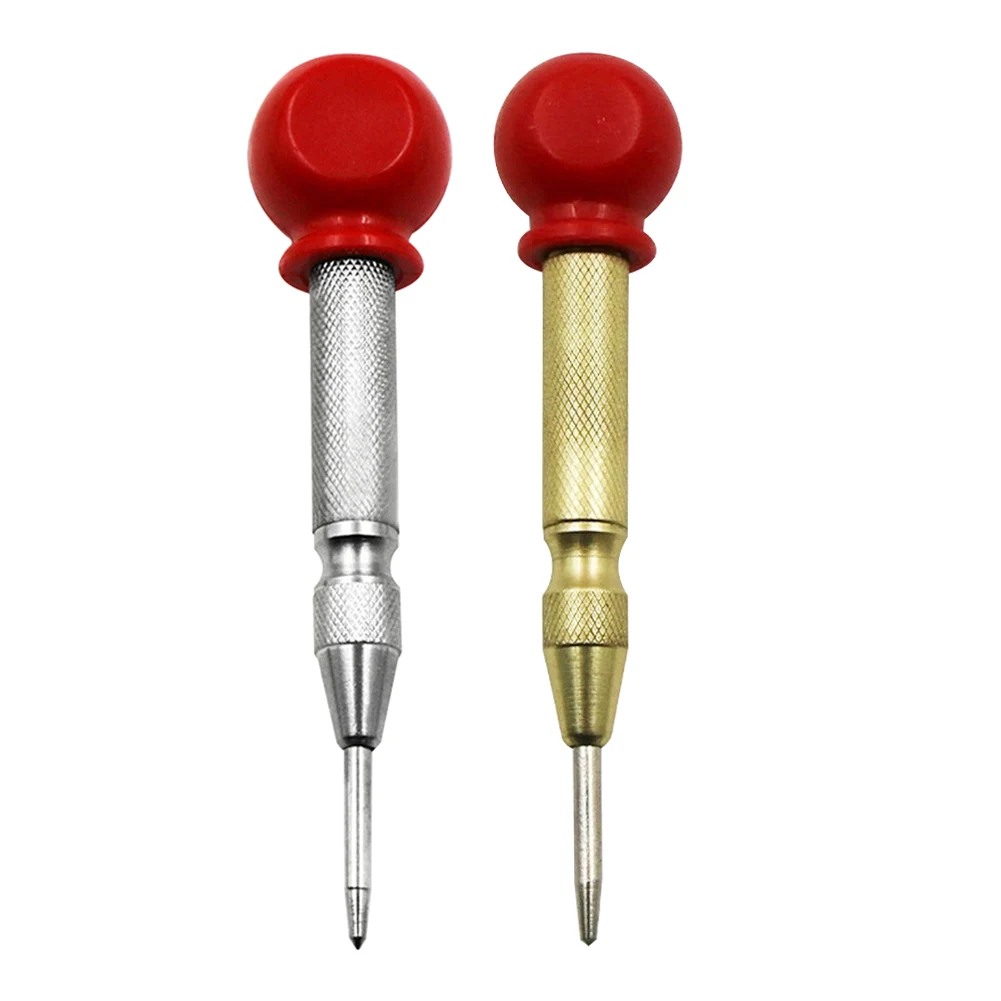 

Automatic Center Pin Punch Spring Loaded Marking Starting Holes Tool Car Window Breaker Woodwork Tool Drill Bit with Cap