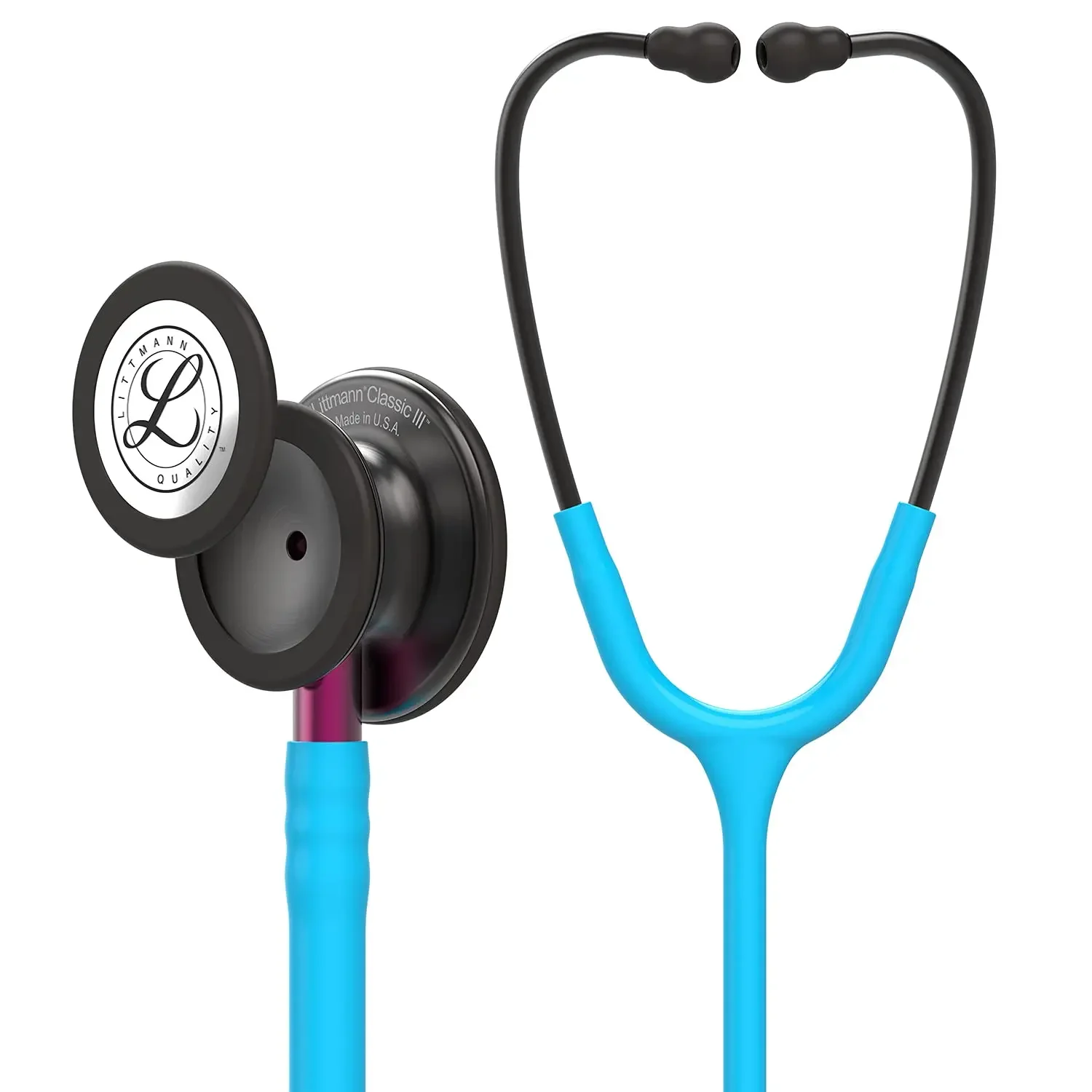 5872 3M Стетоскоп Littmann Classic III бирюзовая трубка дымовая сундук розовый стержень