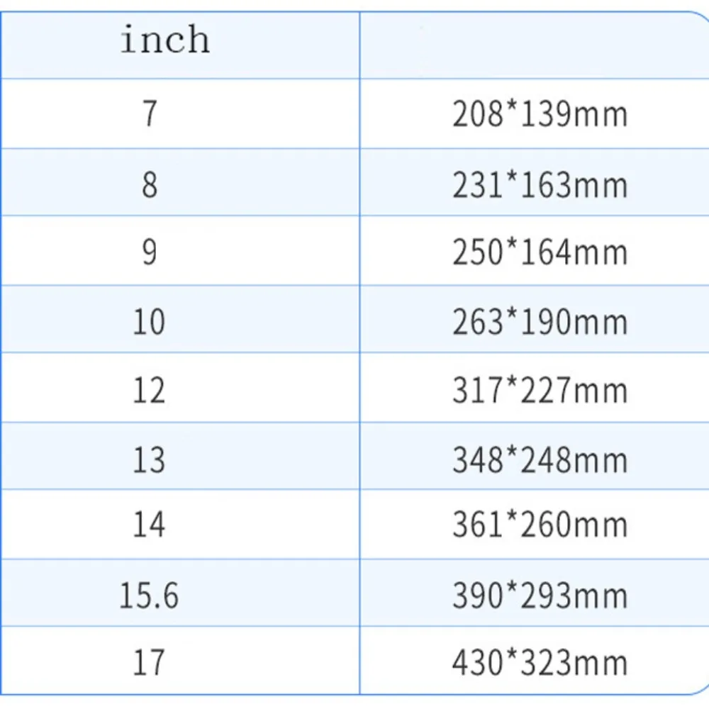 7-17-дюймовый неопреновый мягкий чехол для планшета противоударный с защитой от