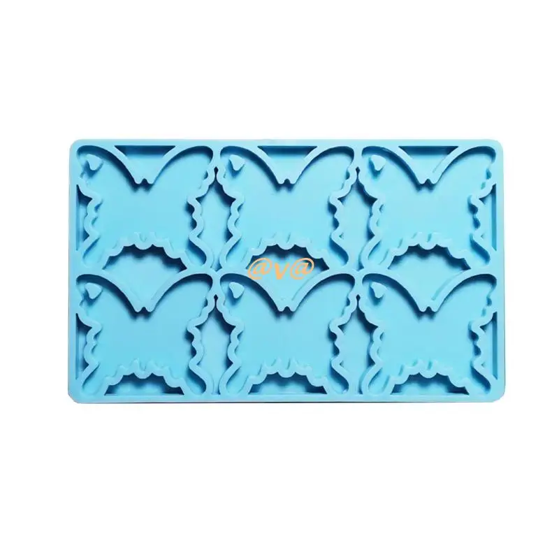 

Keychain Molds for Epoxy Animal Mold with Butterfly Pendant Mold with Hole Craft