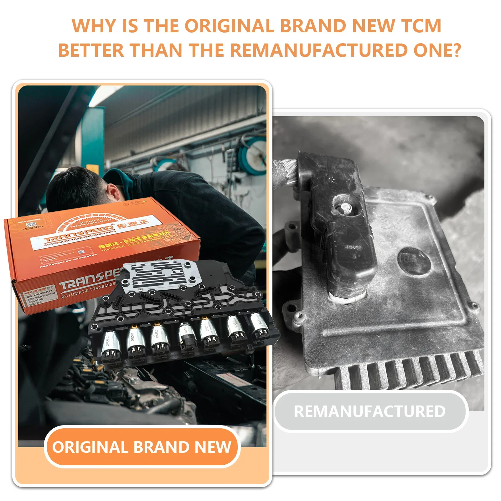 ПРОЗРАЧНЫЙ 6T40 6T30 6T45 6T50 TCM 24268164 Модуль управления коробкой передач для Chevy Cruze Malibu и