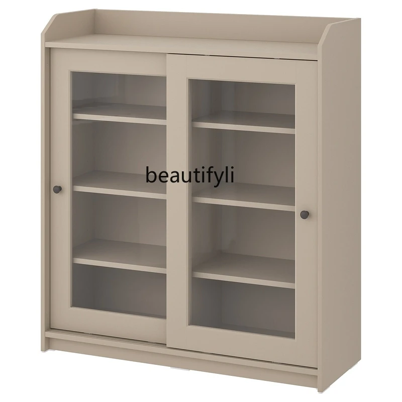 

HJ Cabinet with Glass Door Display Cabinet Hand Cabinet Simple Locker Storage Cabinet