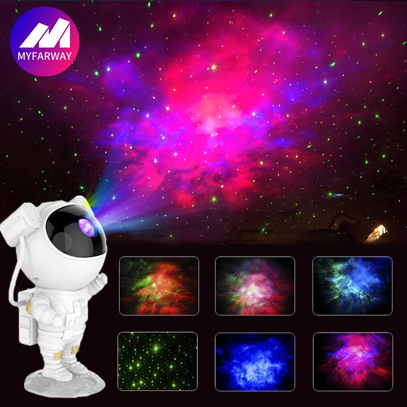 Star Projector Sterrenhemel Nacht lamp  Astronaut Nightl light Thuis Room Decor Decorate Slaapkamer Decoratieve Armaturen Gift