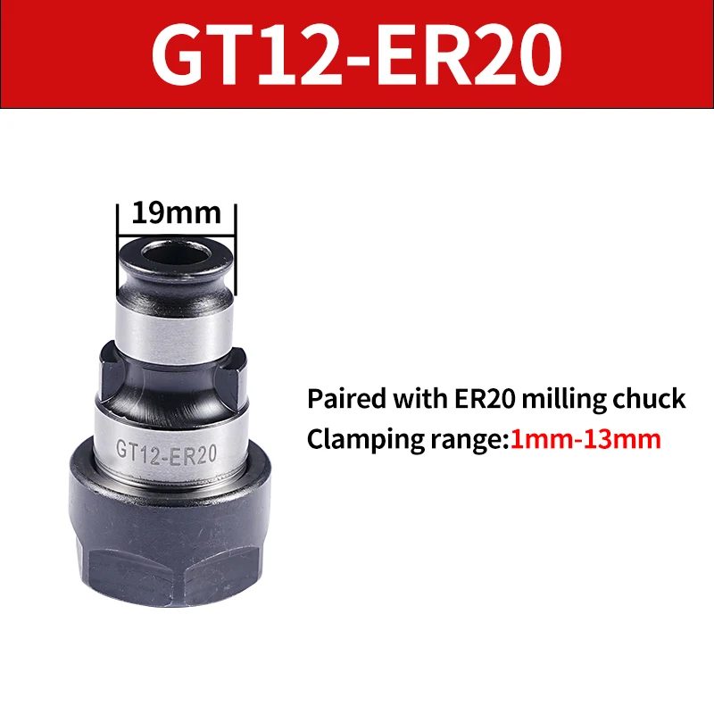 

TC820 GT12 GT24 Быстросменная дрель для нарезания резьбы ER20 ER32 Нарезной патрон Сверлильный станок для прецизионного сверления