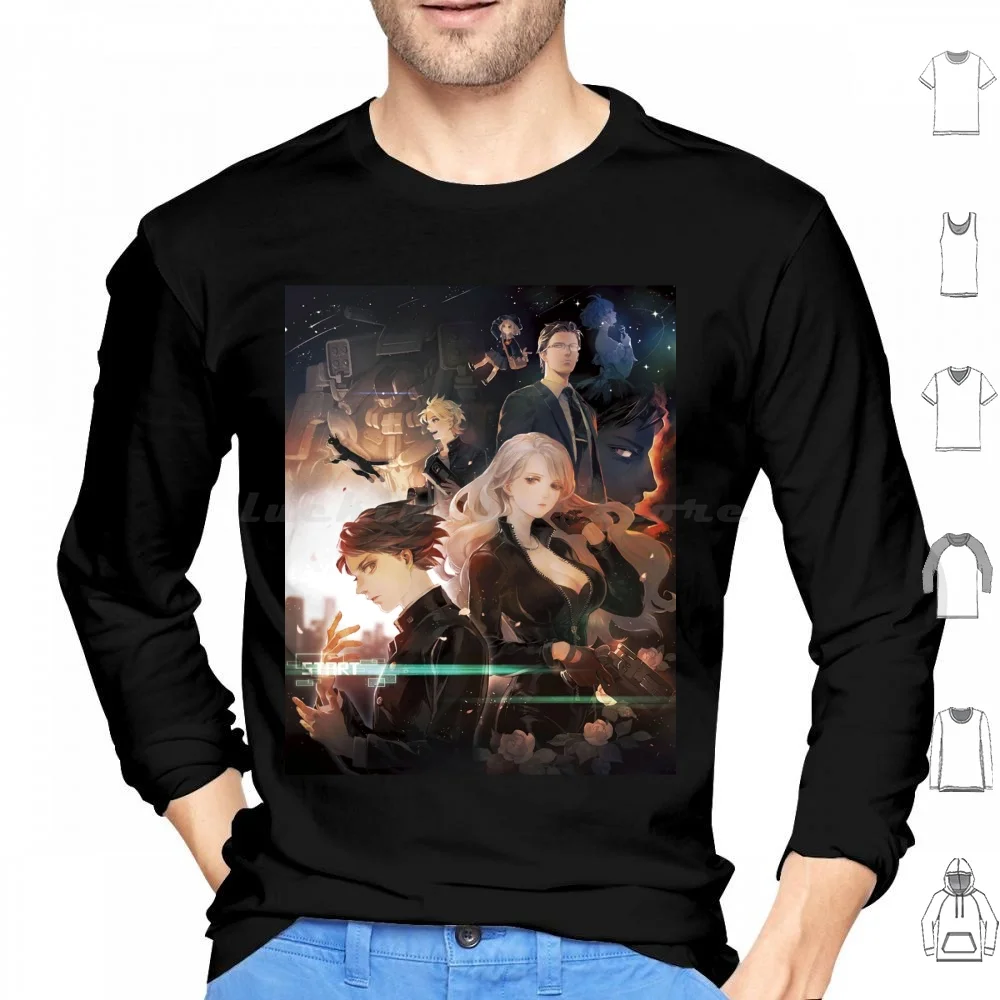 Худи хлопковое с длинным рукавом 13 дюймов