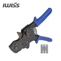 IWISS BJ0010C F2098 Ratchet One Hand PEX Cinch Clamp Fastening Tools for Clamping Pipe Tubing 3/8", 1/2", 3/4", 5/8" and 1"