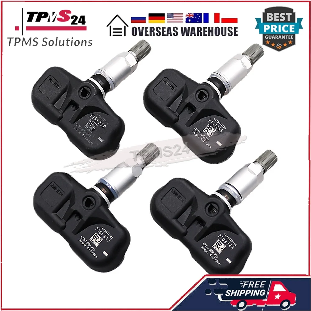 4 Комплекта Датчиков Системы Контроля Давления В Шинах TPMS Для HONDA Accord CRV S2000 315 МГц