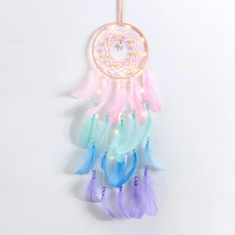 

New Confession Balloon Dream Catcher Pendant LED Light Hot Air Balloon Dream Catcher DIY Decoration Gift Home Ornaments